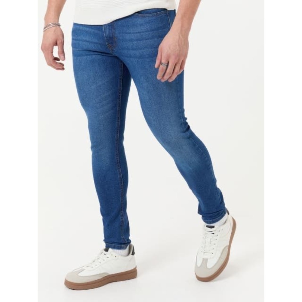 Cuidado con el Perro Skinny Blue Jeans Mens Size 34x30